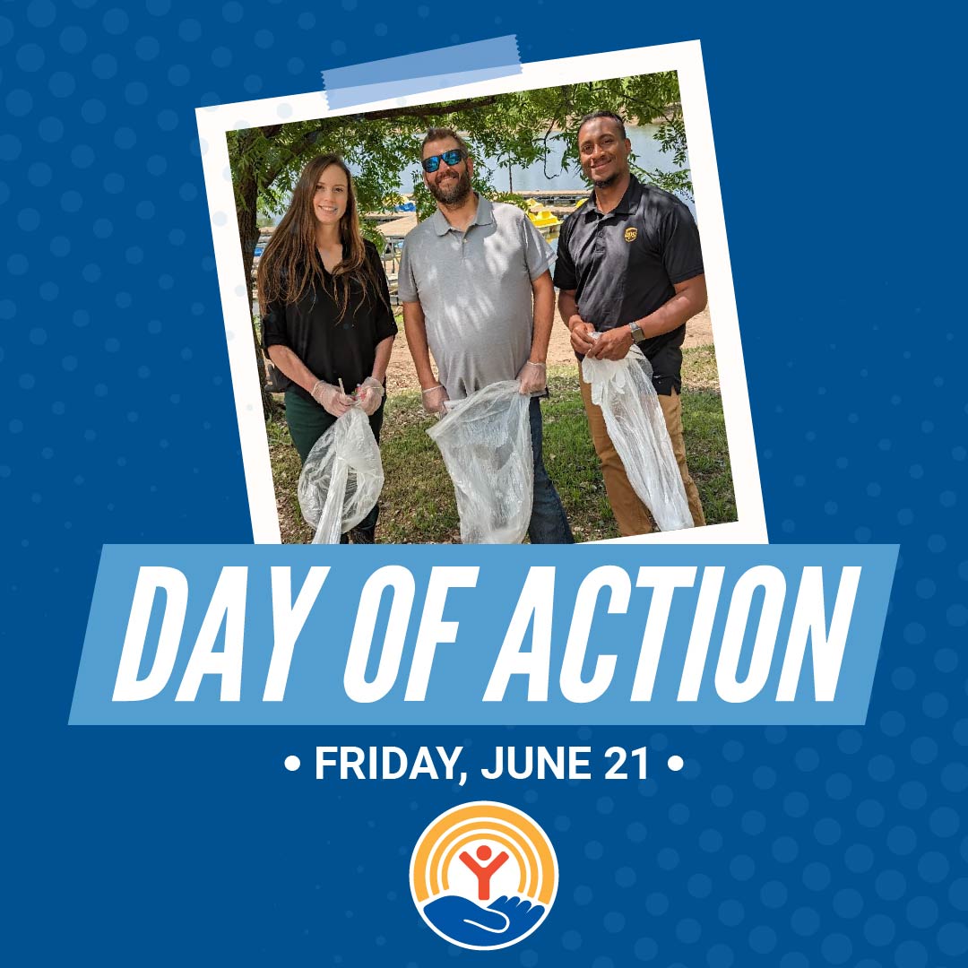 Day of Action event banner.