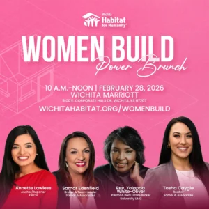 Women Build 2026 Power Brunch event flyer. Includes event details.