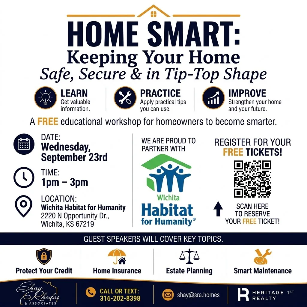 Home Smart event flyer. Includes event details.