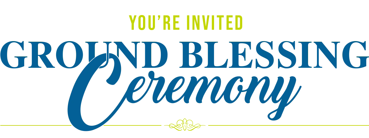 Ground Blessing Ceremony graphic title.
