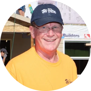 Habitat volunteer Mark smiling.